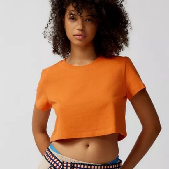 NWT Urban Outfitters Best Friend Easy Fit Rust Tee - Picture 1 of 6